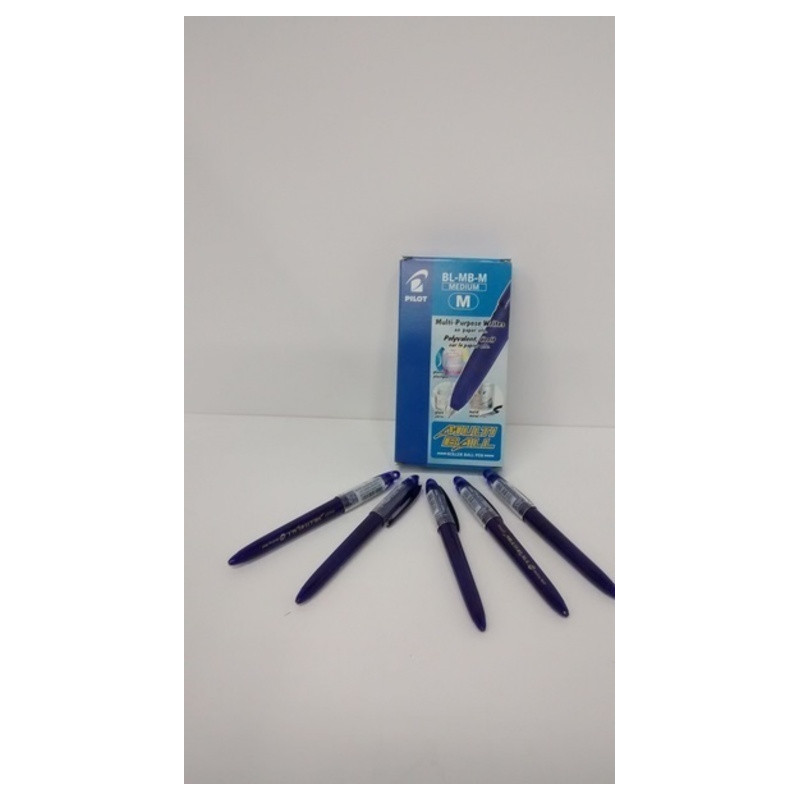 ROTULADOR PILOT MULTIBALL AZUL C/12U ^