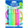 PEGAMENTO GLITTER NEON 10,5ML BLISTER 5UDS GIOTTO