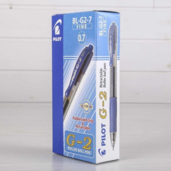 ROTULADOR PILOT G-2  GEL INK RETRACTIL AZUL C/12U