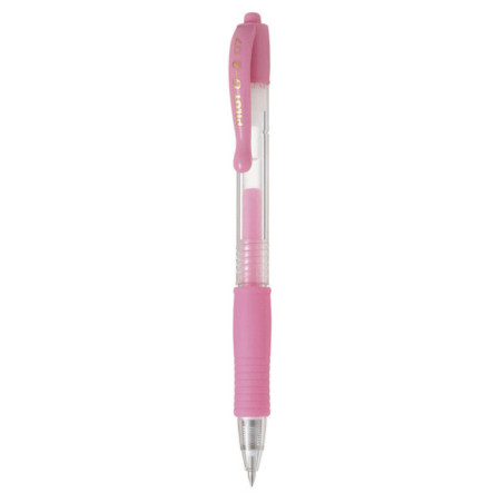 ROTULADOR PILOT G-2  GEL INK RETRACTIL ROSA C/12U