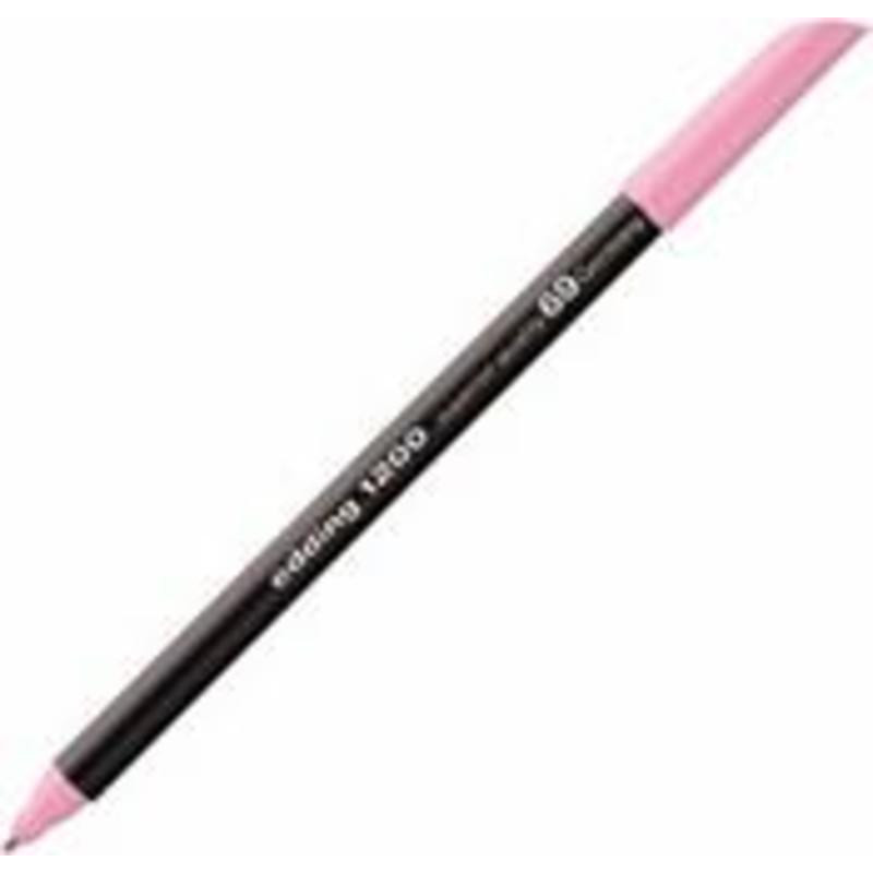 ROTULADOR EDDING 1200 ROSA FLUOR 69 C/10U