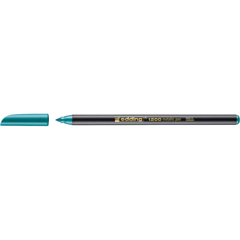 ROTULADOR EDDING 1200 METALICO VERDE 74 C/10U