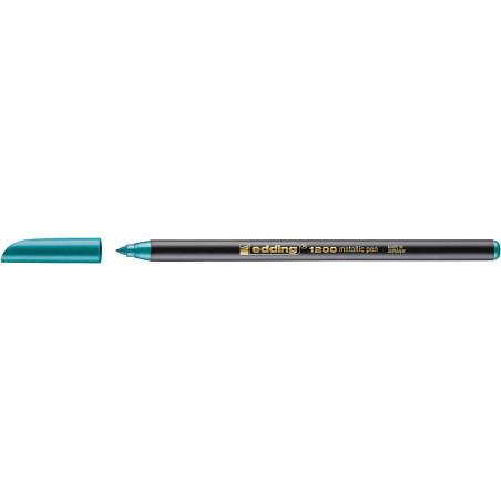ROTULADOR EDDING 1200 METALICO VERDE 74 C/10U