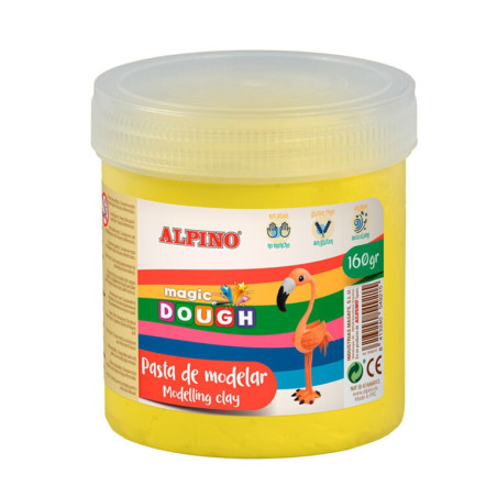 PASTA ALPINO MAGIC DOUGH CUBO 160GR AMARILLO DP000144