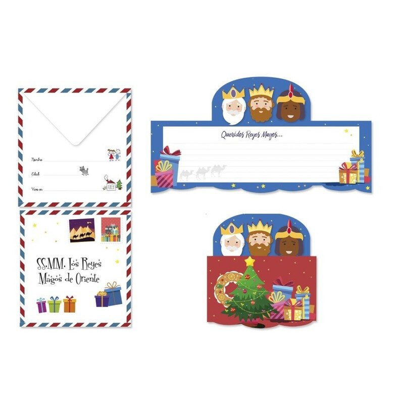 CARTAS REYES MAGOS DESPLEGABLE BISMARK GIFT BLISTER PTE 24U 328935