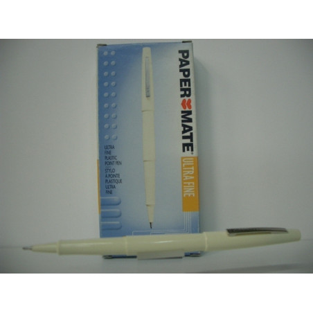 ROTULADOR PAPERMATE ULTRAFINA AZUL C/12U ^
