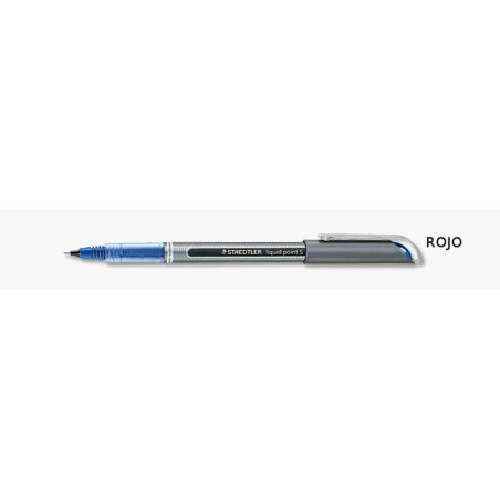 ROTULADOR STAEDTLER LIQUID POINT AVISPA ROJO C/10U ^