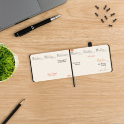 AGENDA TEXTURA M0 SVV 2026 NEGRO+ FINOCAM26 881706026 108 X 16 X 77 MM