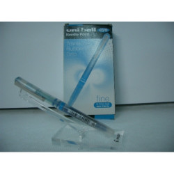 ROTULADOR UNI-BALL EYE NEEDLE F UB-167 AZUL CLARO C/12U ^
