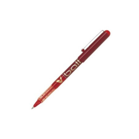 ROTULADOR PILOT V-BALL 0,7 PUNTA CONICA ROJO C/12U