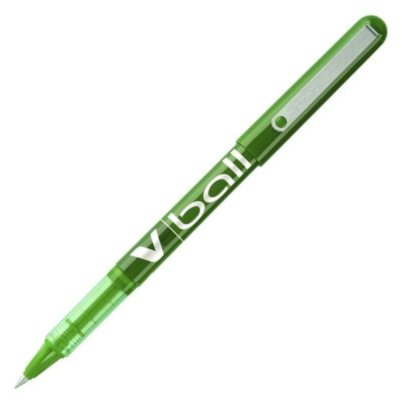 ROTULADOR PILOT V-BALL 0,7 PUNTA CONICA VERDE C/12U