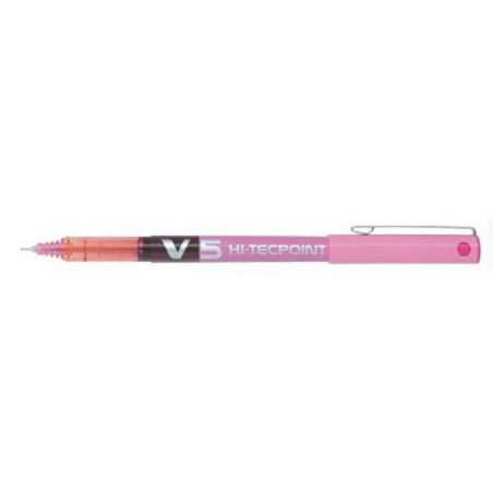 ROTULADOR PILOT V-5 ROSA C/12U
