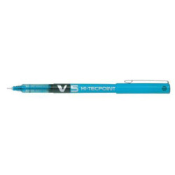 ROTULADOR PILOT V-5 AZUL TURQUESA C/12U