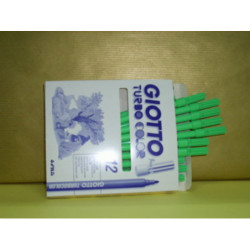 ROTULADOR GIOTTO TURBO COLOR FILA VERDE CLARO C/12U 485018