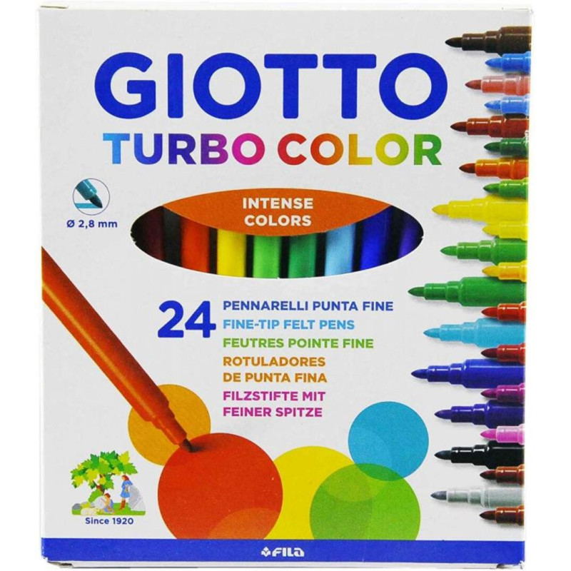 ROTULADOR GIOTTO TURBO COLOR FILA 24 COL