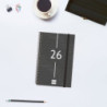 AGENDA YEAR E5 SVH 2026 NEGRO+ FINOCAM26 741446026 125 X 14 X 181 MM