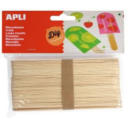 PALOS DE POLO NATURAL 150X18MM. 40U. APLI. 13268