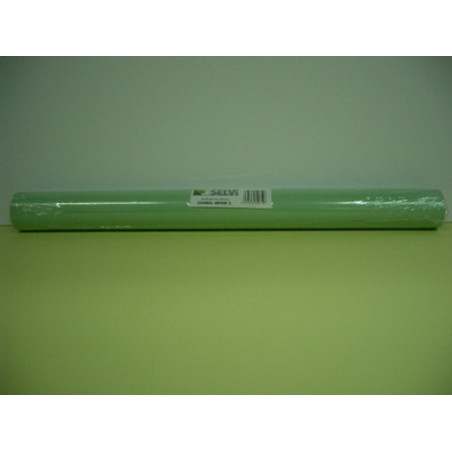 PAPEL CHAROL 50*65 VERDE CLARO ROLLO 25 HOJAS