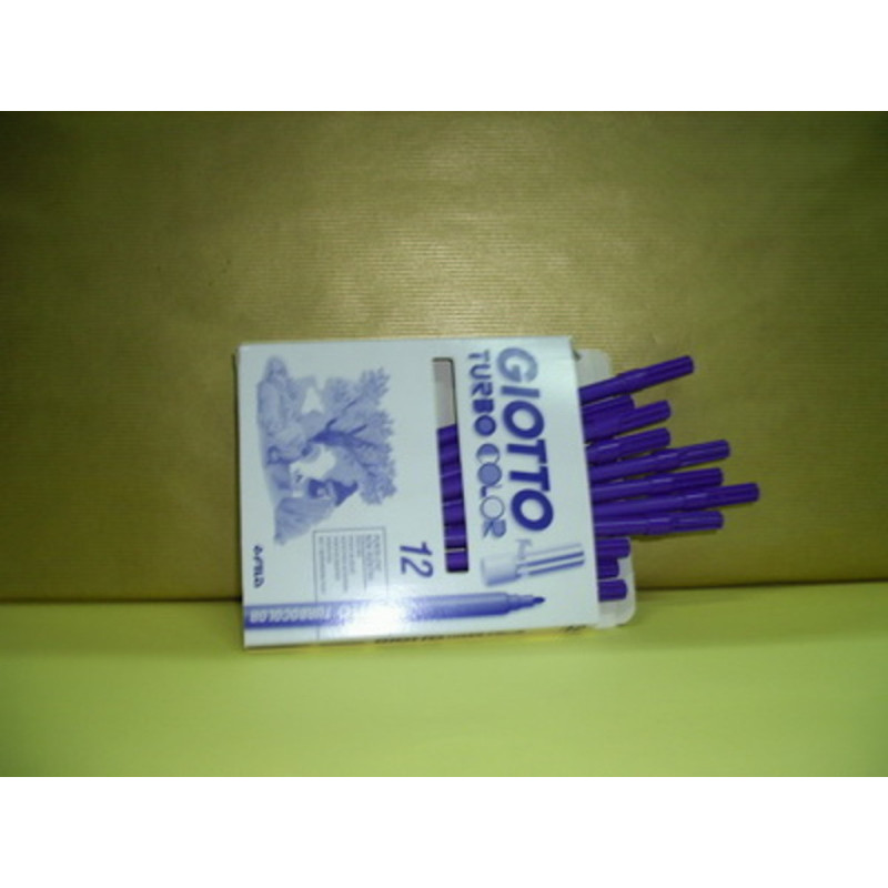 ROTULADOR GIOTTO TURBO COLOR FILA VIOLETA C/12U 485035