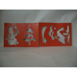 PLANTILLA NIEVE PARA CRISTALES 37784 ^