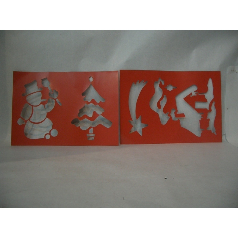 PLANTILLA NIEVE PARA CRISTALES 37784 ^