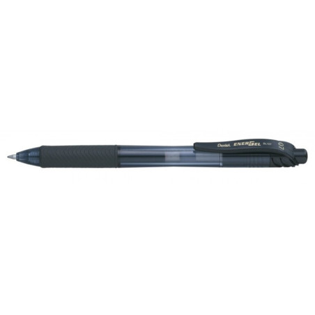 ROTULADOR PENTEL ENERGELX GRIP 0.7MM BL107 NEGRO BLISTER 2+1 GRATIS