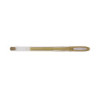 ROTULADOR UNI-BALL SIGNO UM-120 GEL ROLLER 0.8MM ORO C/12U