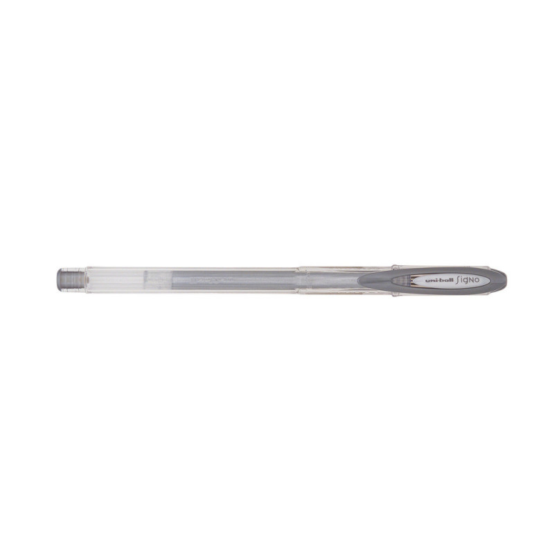 ROTULADOR UNI-BALL SIGNO UM-120 GEL ROLLER 0.8MM PLATA C/12U
