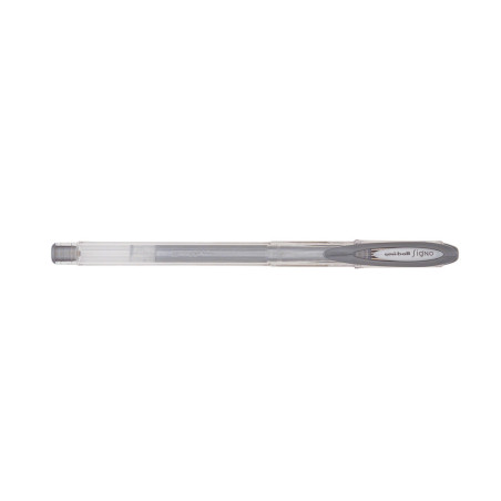 ROTULADOR UNI-BALL SIGNO UM-120 GEL ROLLER 0.8MM PLATA C/12U