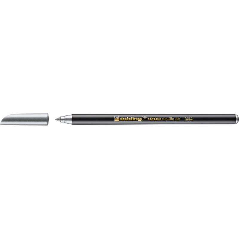 ROTULADOR EDDING 1200 METALICO PLATA 54 C/10U