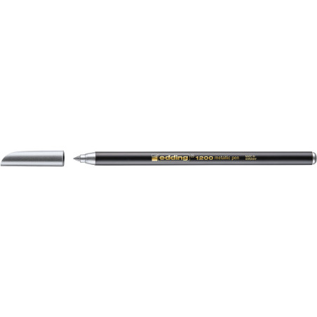 ROTULADOR EDDING 1200 METALICO PLATA 54 C/10U