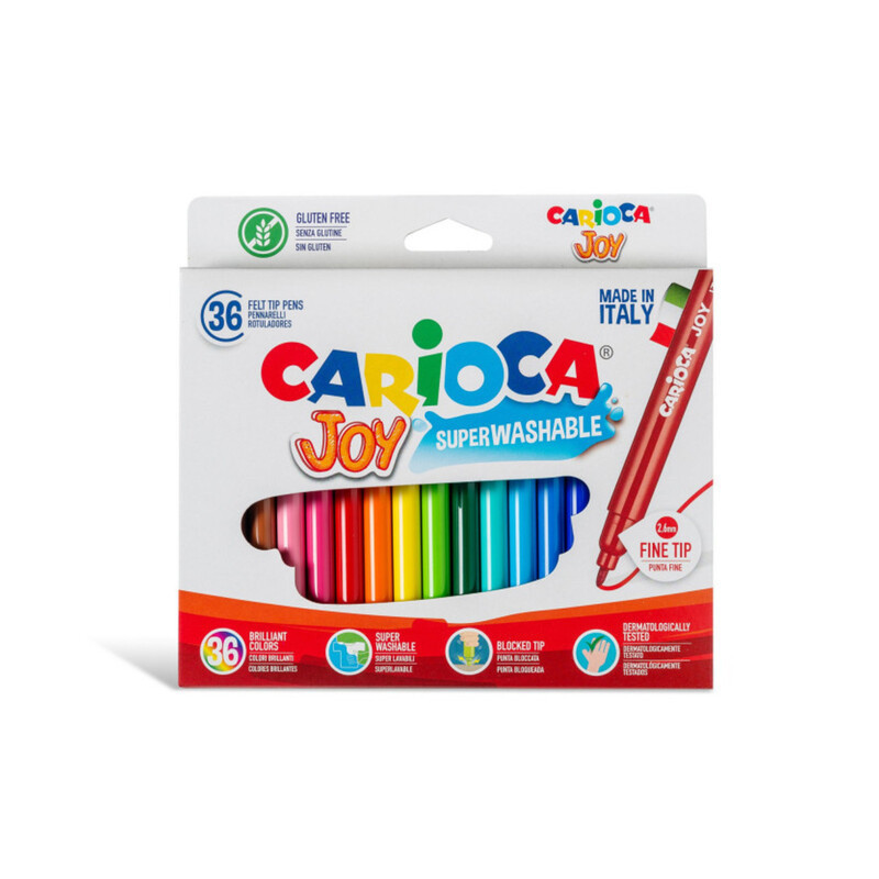 ROTULADOR CARIOCA JOY CARTON 36 COLORES