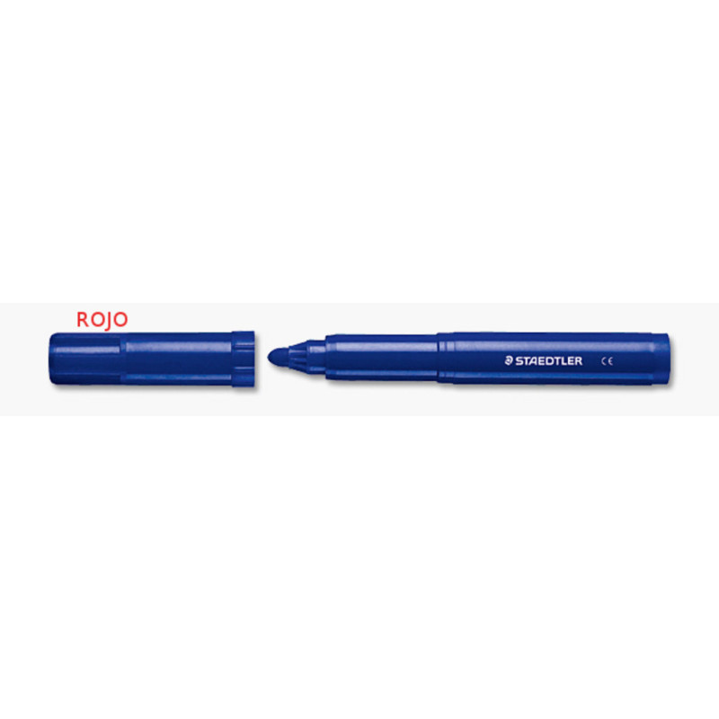 ROTULADOR STAEDTLER 340WP6-2 WATERCOLOR GRUESO ROJO 6U