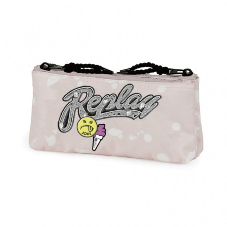 PORTATODO SENFORT17 REPLAY GIRLS DOBLE ROSA 21CM 172RCG618.77