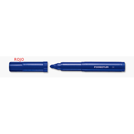 ROTULADOR STAEDTLER 340WP6-2 WATERCOLOR GRUESO ROJO 6U