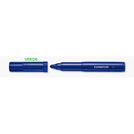 ROTULADOR STAEDTLER 340WP6-5 WATERCOLOR GRUESO VERDE FUERTE 6U
