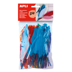 PLUMAS INDIO BOLSA 100u. CORLORES SURTIDOS APLI. 13060