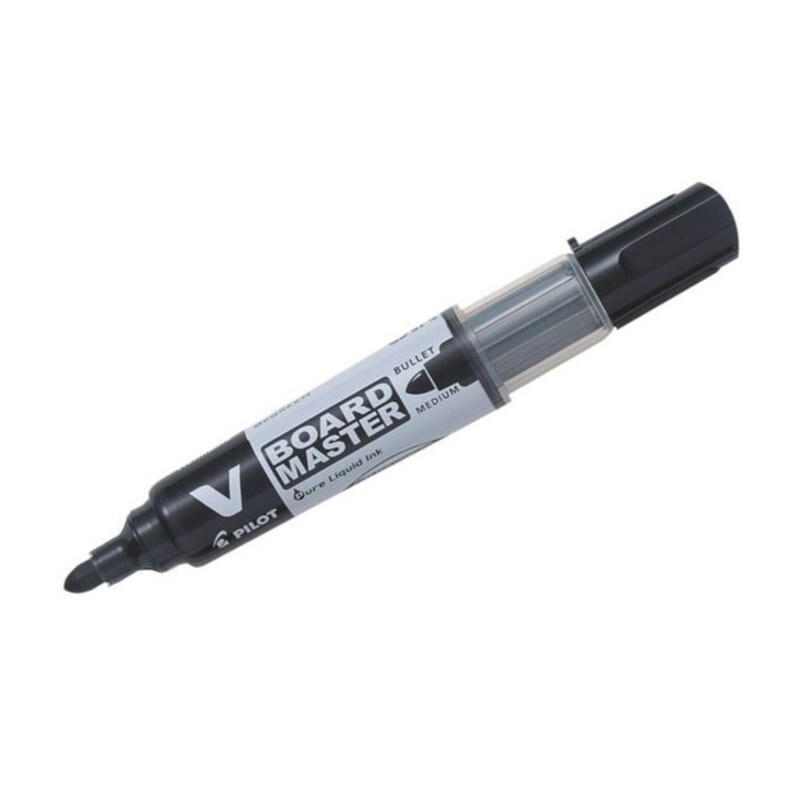 ROTULADOR PILOT PIZARRA BLANCA V BOARD NVBMN NEGRO RECARGABLE C/10U