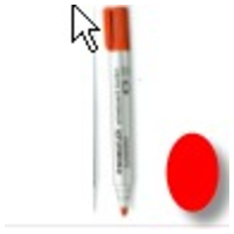 ROTULADOR STAEDTLER LUMOCOLOR PIZARRA ROJO 351-2 C/10U ^