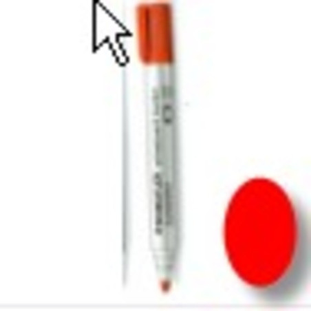 ROTULADOR STAEDTLER LUMOCOLOR PIZARRA ROJO 351-2 C/10U ^