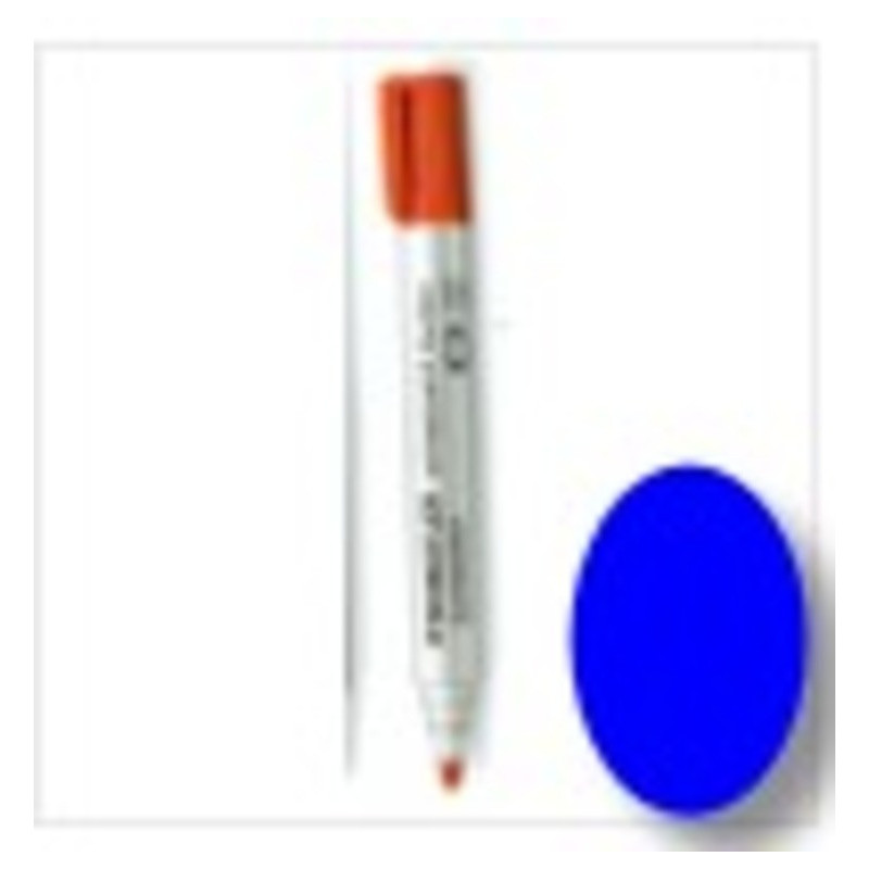 ROTULADOR STAEDTLER LUMOCOLOR PIZARRA AZUL 351-3 C/10U ^