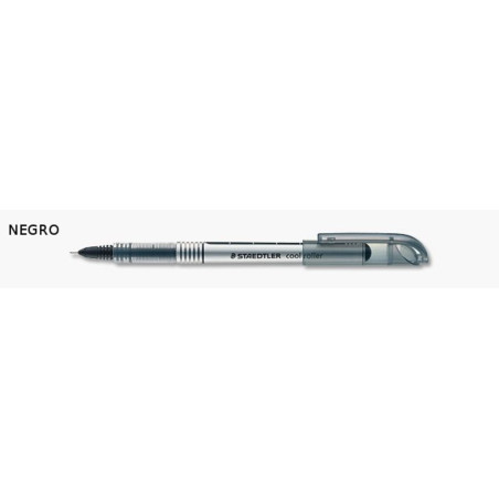 ROTULADOR STAEDTLER COOL ROLLER 411-9 NEGRO C/10U ^