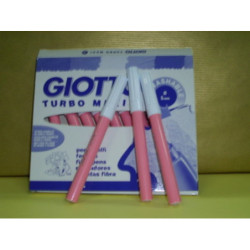 ROTULADOR GIOTTO TURBO MAXI FILA ROSA C/12U 456007