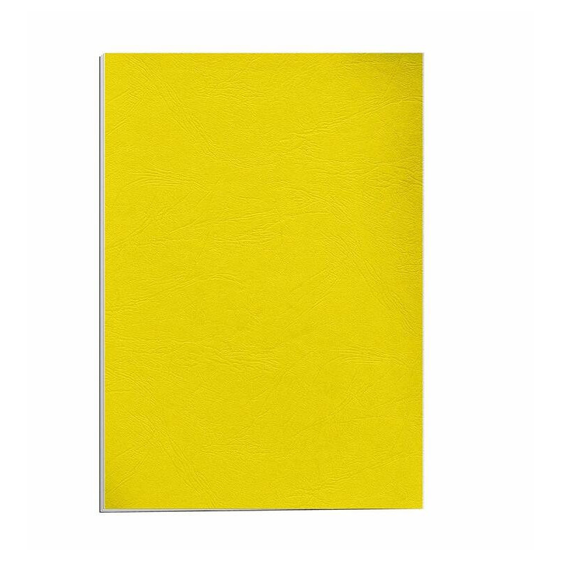 TAPAS A-4 CARTON GOFRADO AMARILLO FLUOR PTE 50U YOSAN