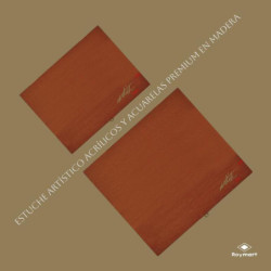 ACRILICOS EN ESTUCHE MADERA ALEX BOG 34 COLORES TUBOS 12ML PROFESSIONAL AB-0121