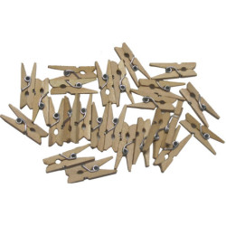 PINZAS DE MADERA PACK 30 PEQUEÑAS SMART 68005800