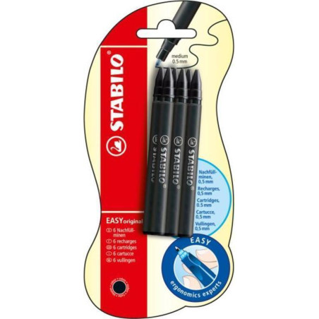 RECAMBIO ROTULADOR STABILO EASY ORIGINAL C/3U ^