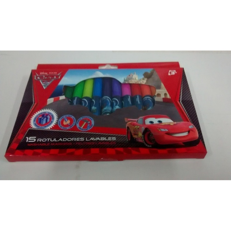 ROTULADOR INOXCROM 11 CARS 2   15 COLORES 003243 ^