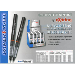 ROTULADOR PAPERMATE CALIBRADO ROTRING TIKKY GRAPHIC 3U 0,3-0,5-0,7 1904812