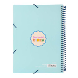 CARPETA ESCAPARATE DEC A4 30 FUNDAS ERIK DISNEY STITCH WAVES CFA407